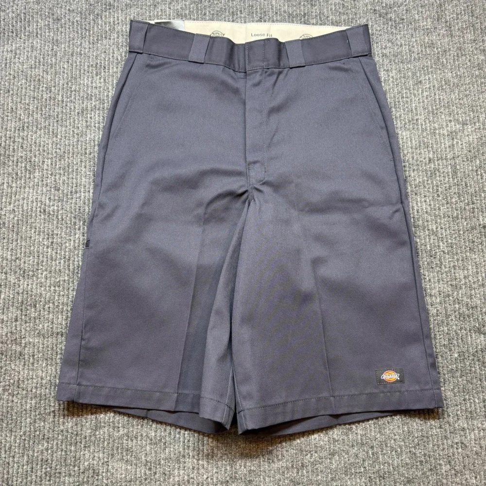 Dickies Mens 32 Charcoal Gray Loose Fit Twill Work‎ Shorts 13 Inseam Utility
